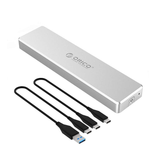 ORICO PVM2 Mini Clip-open M.2 SSD Enclosure with M.2 M-Key Interface - Silver