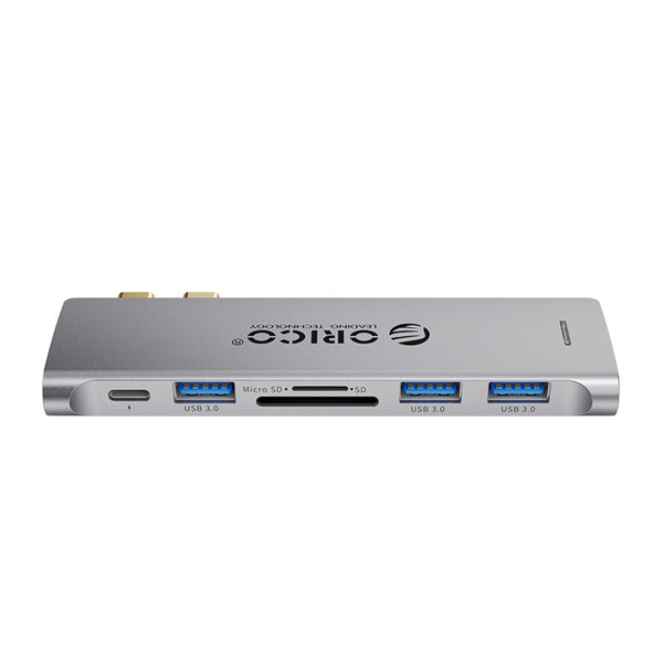 ORICO 2CT-6TS Type-C 6-in-1 Multifunctional Docking Station