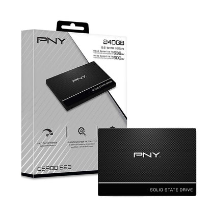 PNY CS900 240GB 2.5-इंच SATA III इंटरनल SSD 535 MB/s रीड स्पीड और 500 MB/s राइट स्पीड के साथ