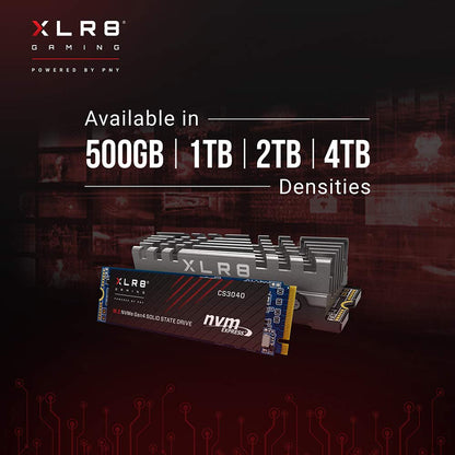 PNY XLR8 CS3040 1TB M.2 NVMe PCIe Gen 4 Internal SSD