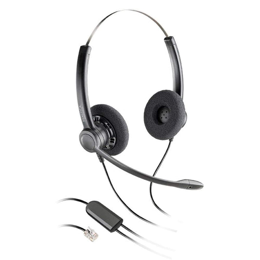 Plantronics Practica SP12 On-Ear RJ Wired Headset with Noise-Canceling Microphone