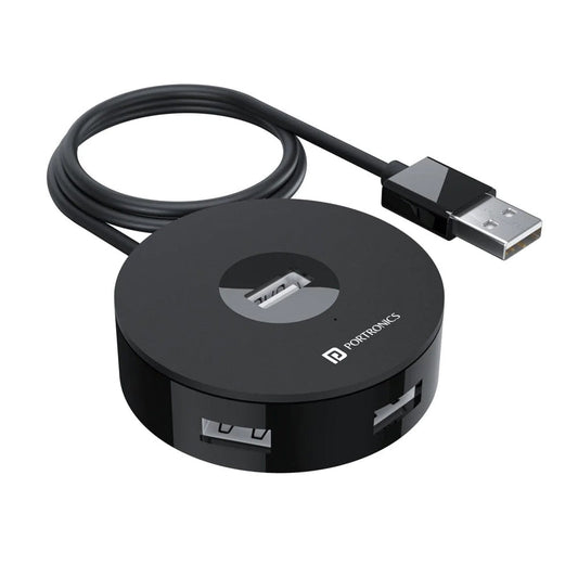 [RePacked] Portronics Mport 4B USB Hub with 4 USB Port and 1 USB-C Port