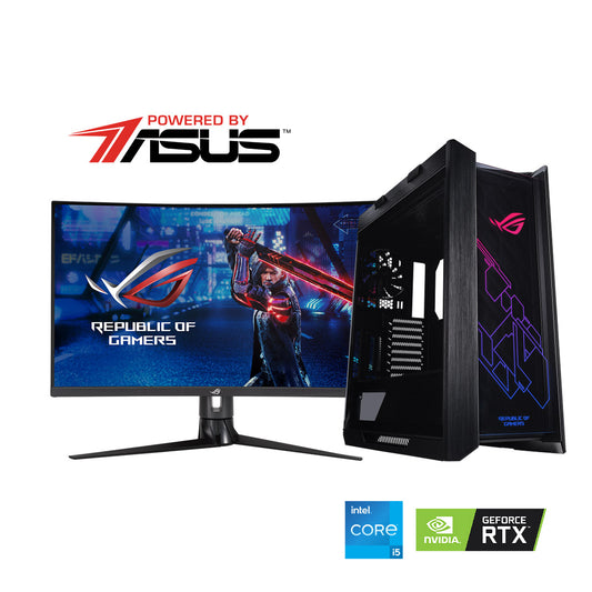 GOSHAWK Intel Based Gaming Desktop PC ROG Edition - Intel 13th Gen i5 + RTX 3060 Powered By ASUS