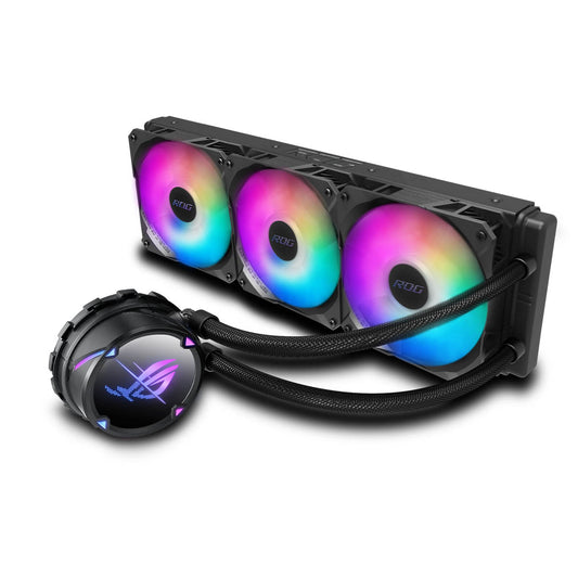 ASUS ROG STRIX LC II 360 ARGB AIO 360mm Liquid Cooler with Triple 120mm PWM Fans