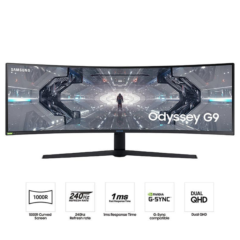 Samsung Odyssey G9 49-inch DQHD Curved Gaming Monitor