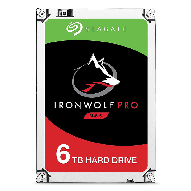 Seagate IronWolf Pro 6TB 3.5-Inch NAS Hard Disk Drive with 7200 RPM and RV Sensors