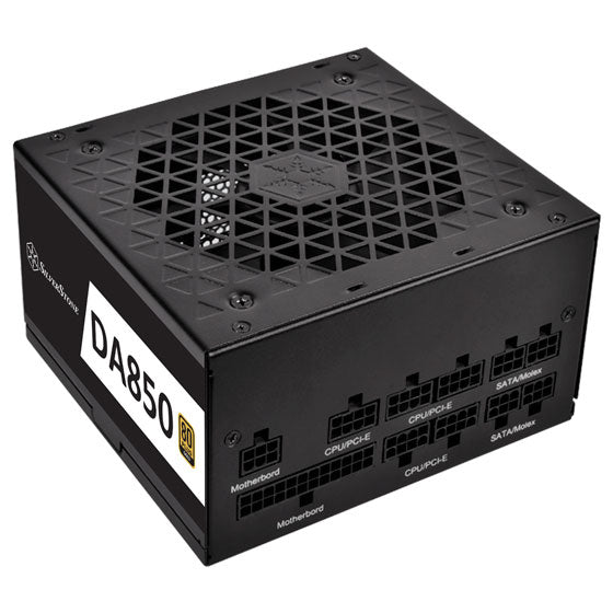 SilverStone DA850 Gold  80 Plus Gold Fully Modular Power Supply with 120mm Fan From TPS Technologies 