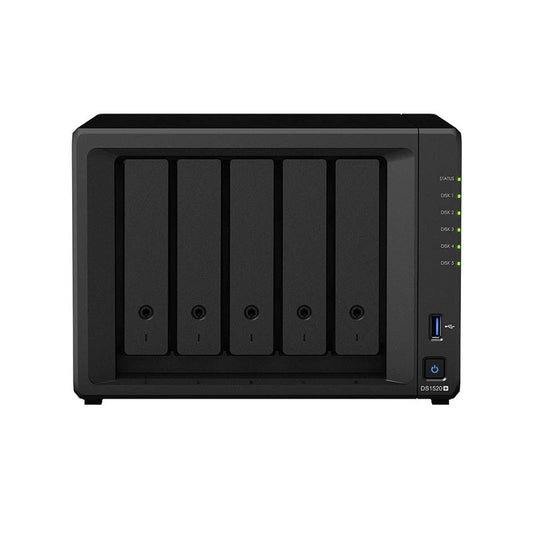 Synology DiskStation DS1520+ Network Attached Storage NAS Drive with Built-in M.2 SSD Slot