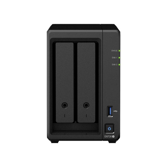 Synology DiskStation DS720+ Network Attached Storage NAS Drive with Built-in M.2 SSD Slot