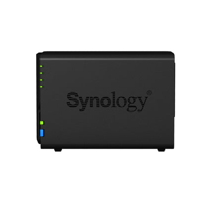 Synology DS218 2-बे डिस्कस्टेशन नेटवर्क संलग्न स्टोरेज NAS डिवाइस