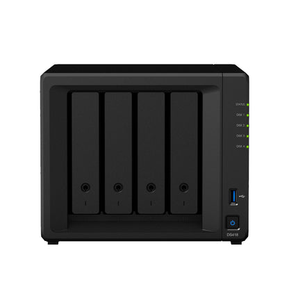 Synology DS418 4-Bay DiskStation Network Attached Storage NAS Device
