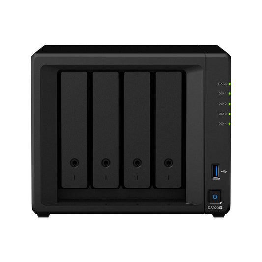 Synology DiskStation DS920+ Network Attached Storage NAS Device with Built-in M.2 Slots