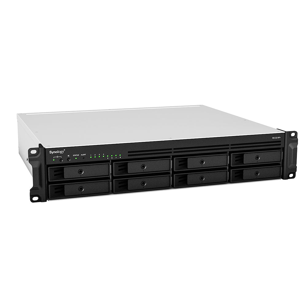 Synology RS1221RP+ RackStation 8-Bay Diskless Rackmount Network Attached Storage NAS Device