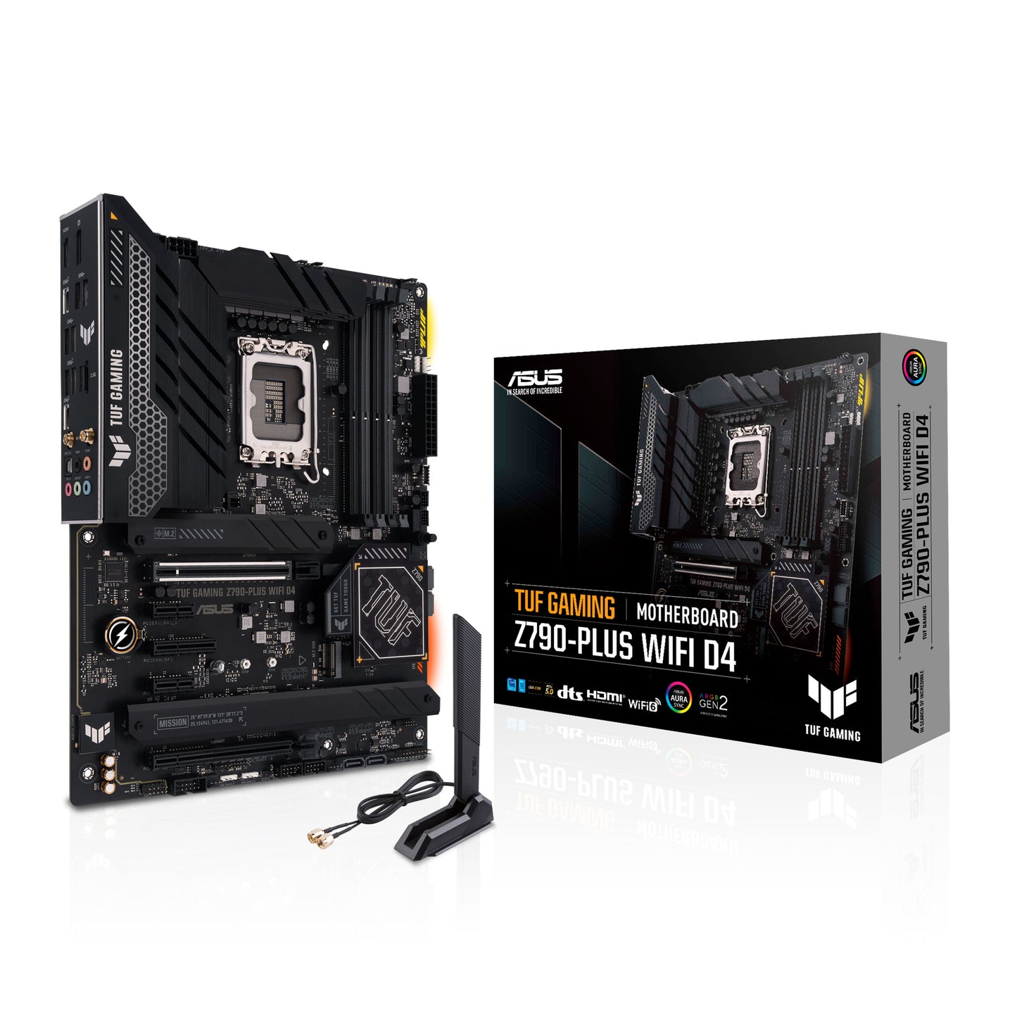 ASUS TUF GAMING Z790-PLUS WIFI DDR4 Intel Z790 LGA 1700 ATX Gaming Motherboard