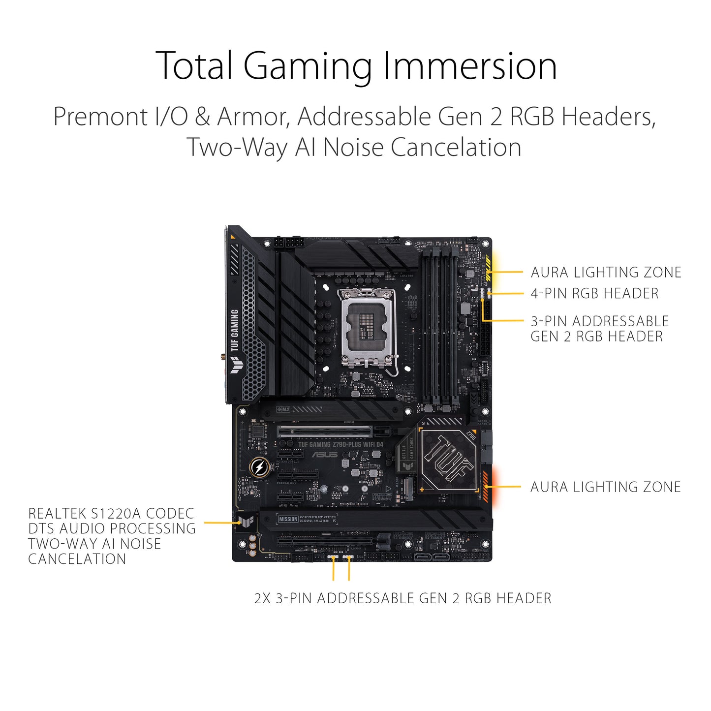Asus TUF गेमिंग Z790-PLUS WIFI Intel Z790 LGA 1700 ATX गेमिंग मदरबोर्ड