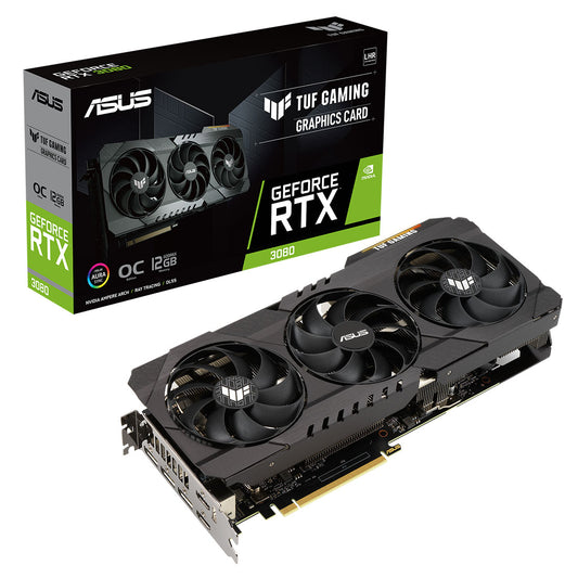 ASUS TUF गेमिंग GeForce RTX 3080 OC एडिशन 12GB GDDR6X 384-बिट ग्राफ़िक्स कार्ड