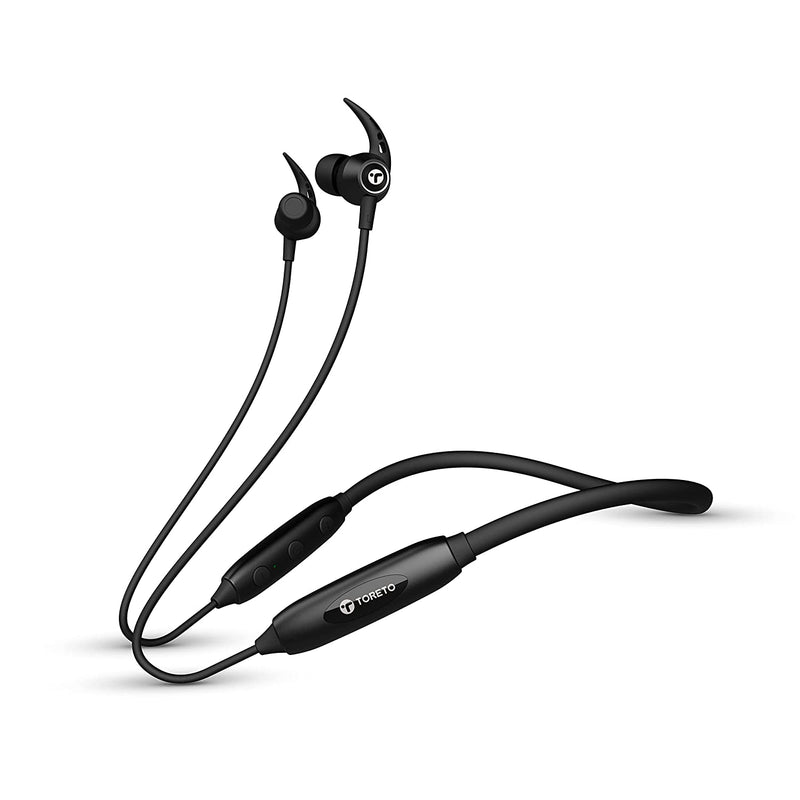 Toreto Alpha Lite Wireless Bluetooth Neckband Headset with upto 20Hrs Playtime