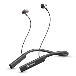 Toreto Beta Lite Wireless Bluetooth 5.0 Neckband Headset with upto 20Hrs Playtime
