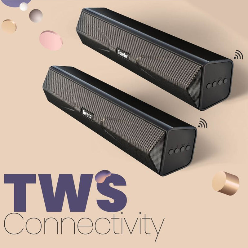 Toreto Sound Blast Mini Bluetooth 5.0 Speaker Soundbar