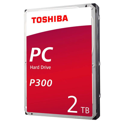 Toshiba P300 2TB 5400RPM 3.5 Inch Internal Hard Drive for Desktop PC with Shock Sensor and SMR Technology