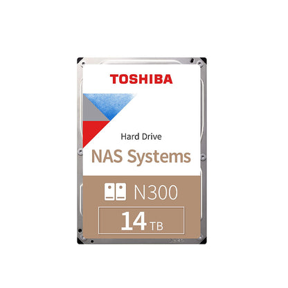 Toshiba N300 14TB 3.5-इंच SATA 7200RPM NAS इंटरनल हार्ड डिस्क