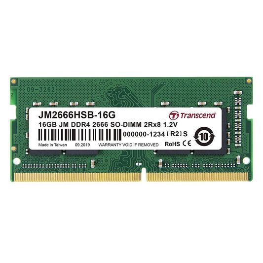 Transcend 16GB DDR4 RAM 2666MHZ CL9 Laptop Memory Module