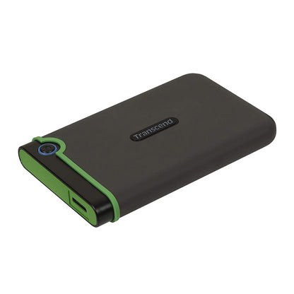Transcend StoreJet 25M3 1TB External Portable Hard Disk with Anti-Shock and One Touch Auto Backup