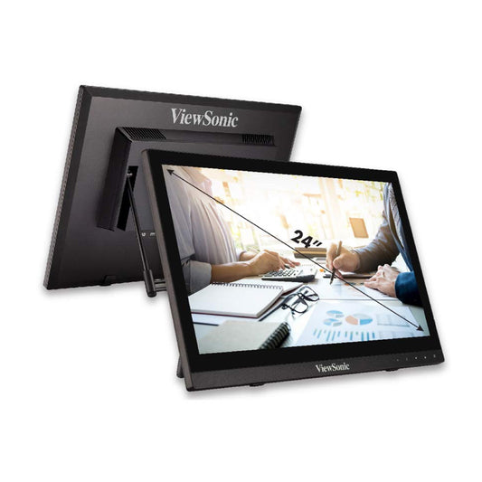 ViewSonic TD1630-3 16" HD 768p TN Panel Portable Touch Screen Monitor with Speaker