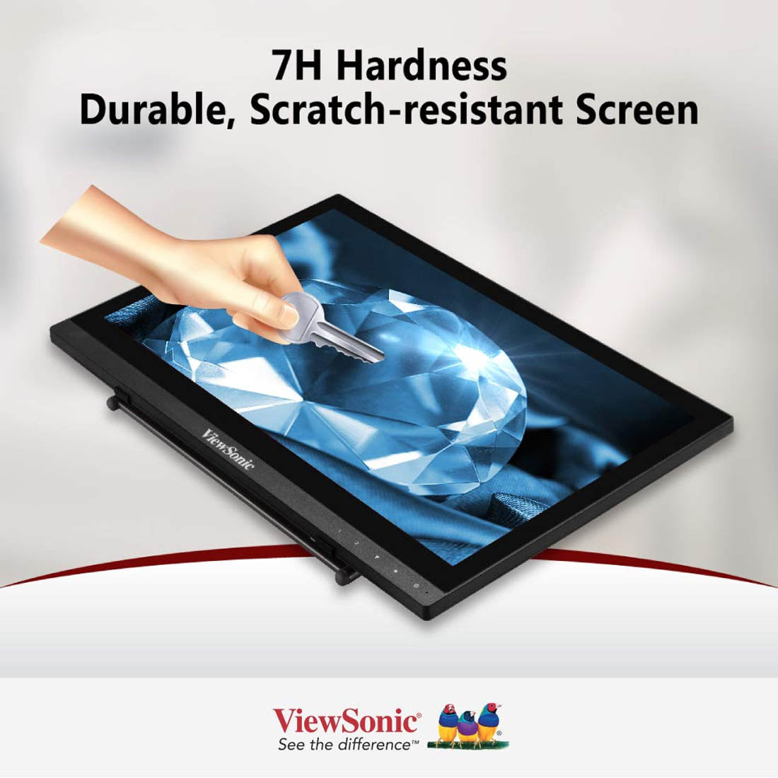 ViewSonic TD1630-3 15.6-इंच WXGA TN LED पोर्टेबल टच स्क्रीन मॉनिटर