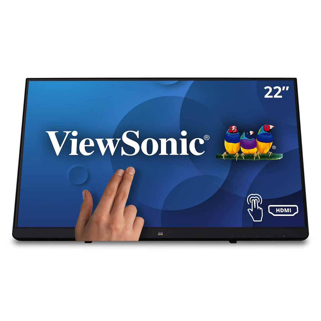 ViewSonic TD2230-3 21.5-इंच फुल-HD IPS LED पोर्टेबल टच स्क्रीन मॉनिटर इंटीग्रेटेड स्पीकर के साथ