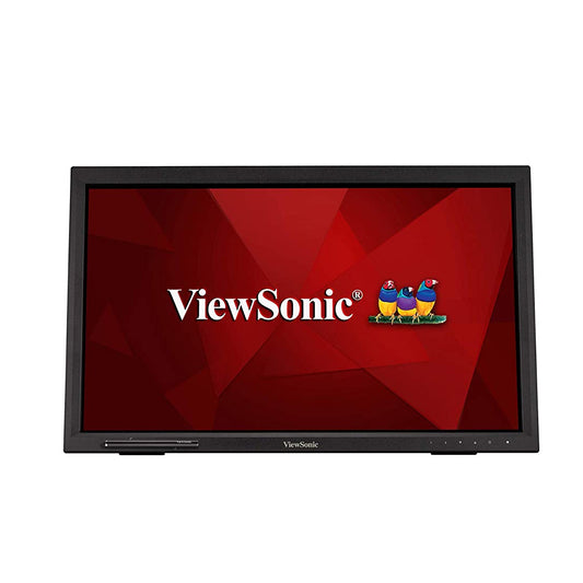 ViewSonic TD2423 23.6-इंच फ़ुल-HD VA LED पोर्टेबल IR टच स्क्रीन मॉनिटर इंटीग्रेटेड स्पीकर के साथ