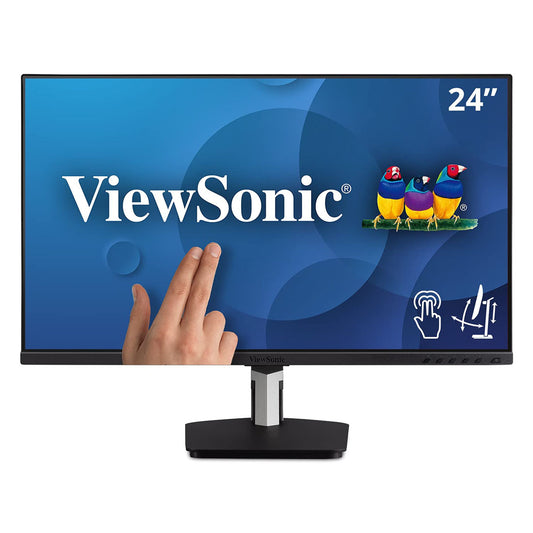 ViewSonic TD2455 23.8-इंच फुल-HD IPS LED टच स्क्रीन मॉनिटर स्टाइलस और इंटीग्रेटेड स्पीकर के साथ