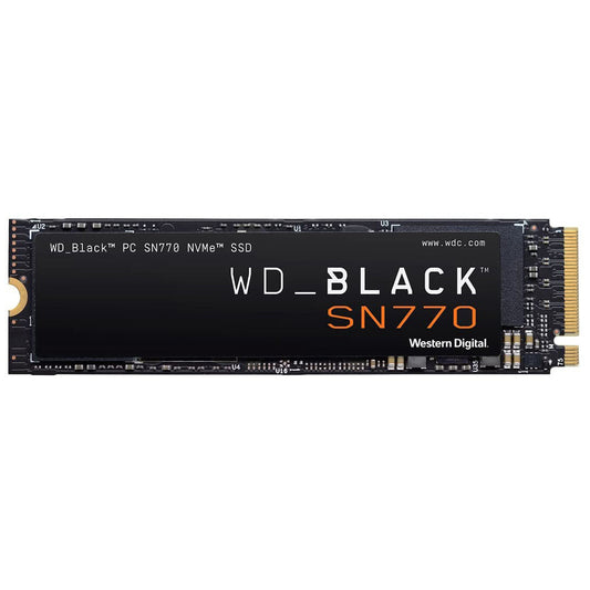 वेस्टर्न डिजिटल ब्लैक SN770 500GB M.2 NVMe PCIe 4.0 इंटरनल SSD