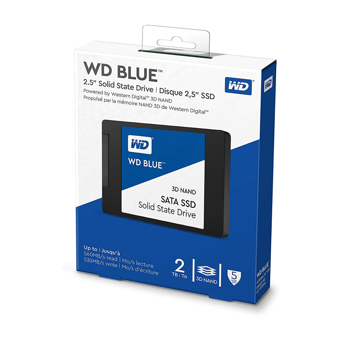 Western Digital Blue 2TB 2.5-inch SATA Internal SSD WDS200T2B0A