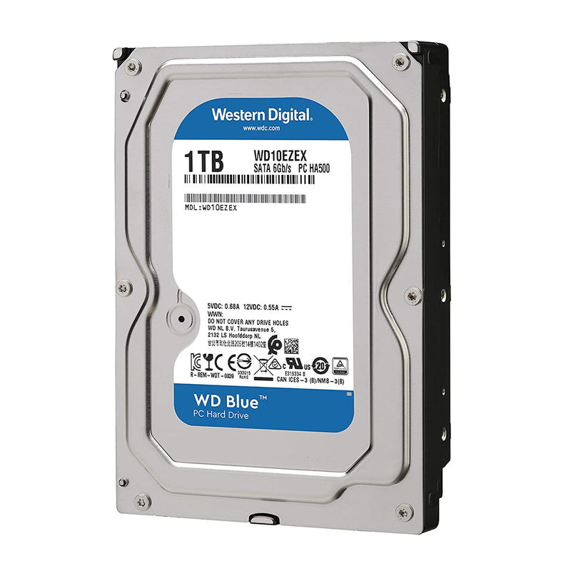 Western Digital Blue 3.5 inch 1TB SATA Internal Hard Disk Drive with 7200RPM