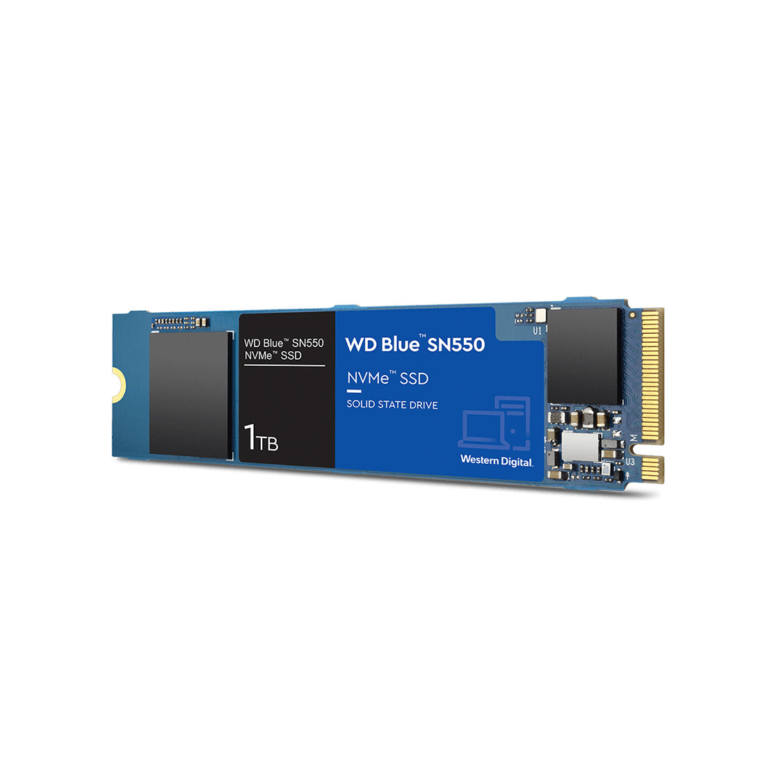 वेस्टर्न डिजिटल ब्लू SN550 1TB M.2 2280 PCIe NVMe इंटरनल SSD