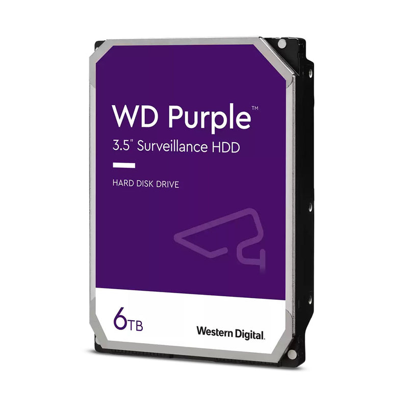 Western Digital Purple 6TB 3.5 Inch SATA Surveillance Hard Drive with up to 64 Camera Support