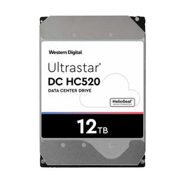 Western Digital Ultrastar DC HC520 12TB 3.5-inch SATA 7200RPM Data Center Enterprise NAS Hard Disk
