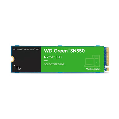 वेस्टर्न डिजिटल ग्रीन SN350 1TB M.2 NVMe PCIe 3.0 इंटरनल SSD