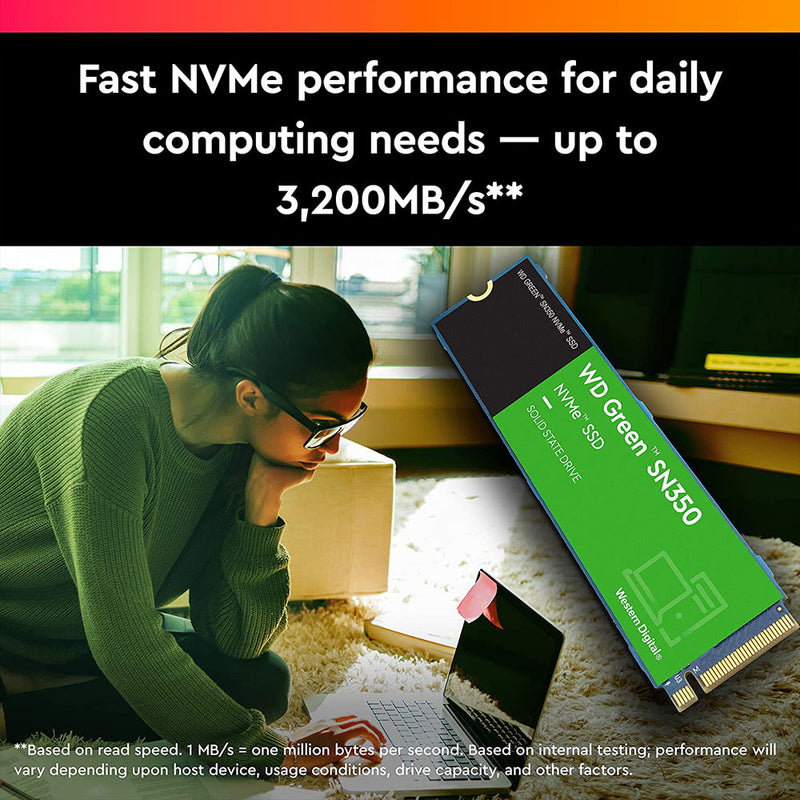 Western Green SN350 480GB M.2 NVMe PCIe 3.0 Internal SSD