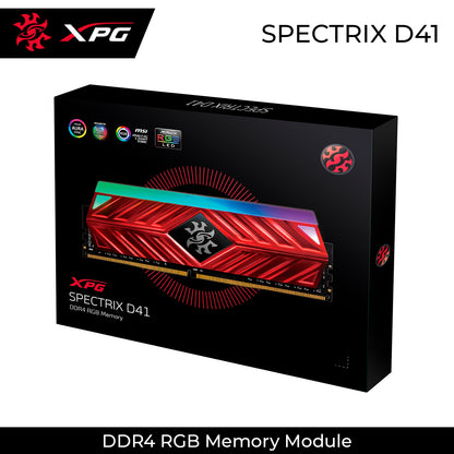 XPG Spectrix D41 DDR4 2666MHz RGB Desktop Memory