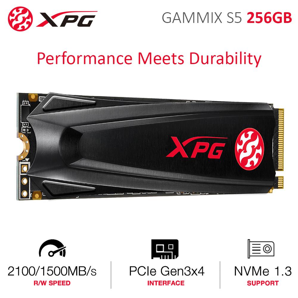 [RePacked] XPG GAMMIX S5 256GB PCIe Gen3 M.2 2280 Internal Solid State Drive