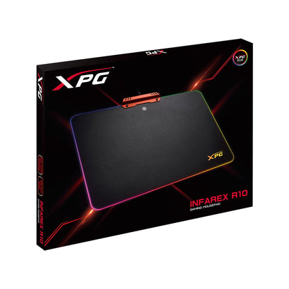 XPG INFAREX R10 गेमिंग माउसपैड RGB लाइटिंग इफेक्ट के साथ