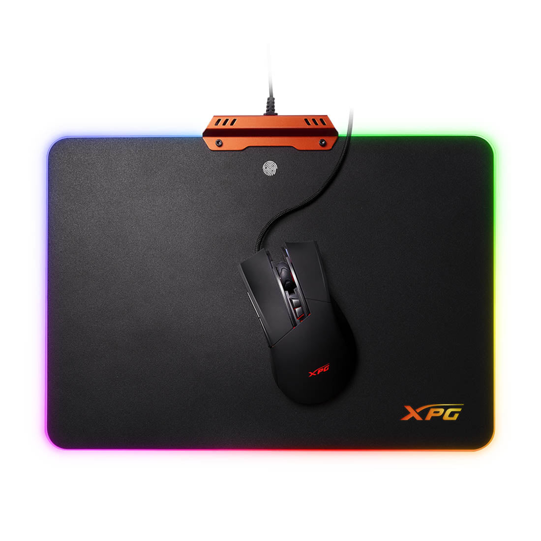 XPG INFAREX R10 Gaming Mousepad and INFAREX M10 Mouse Combo with Adjustable DPI up to 3200