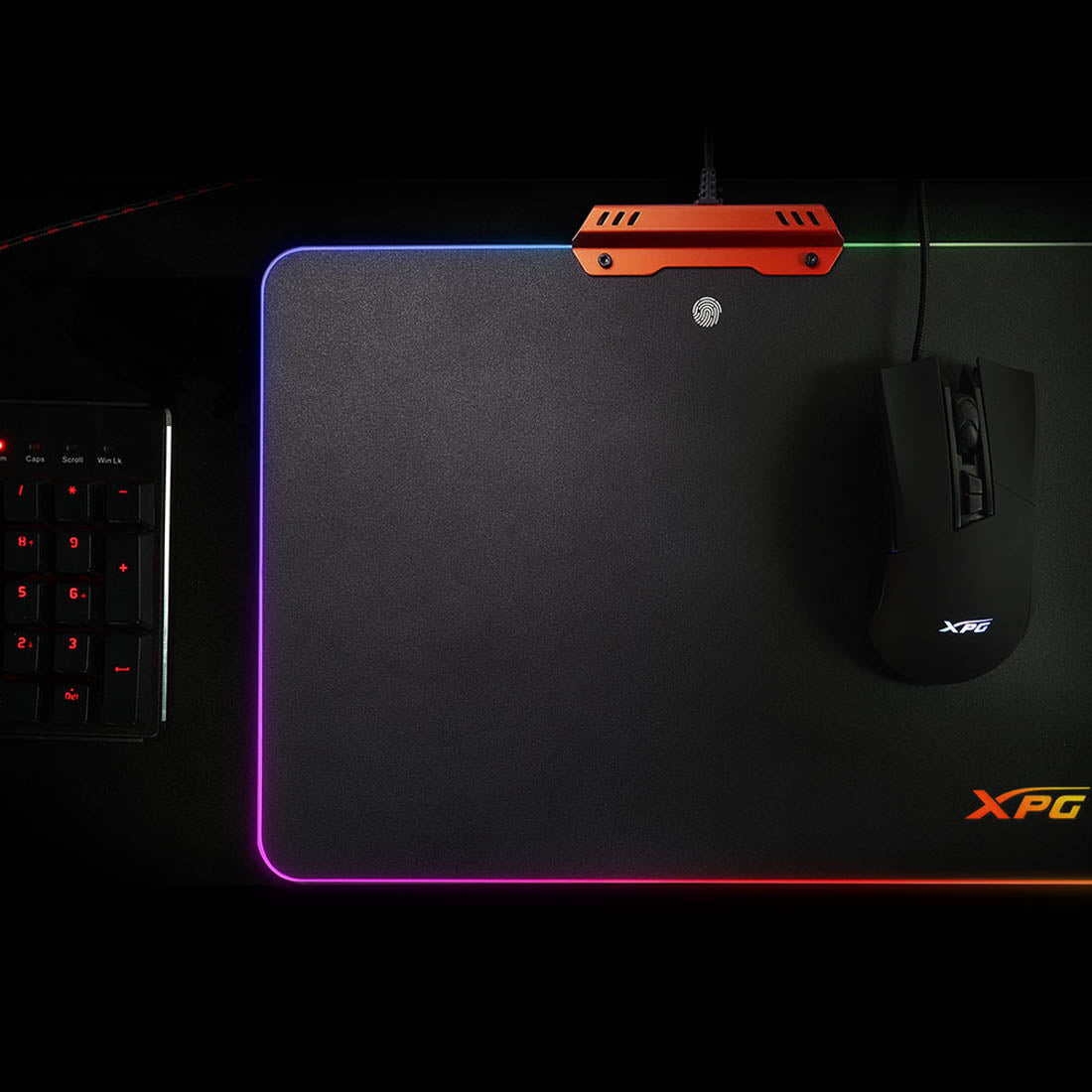 XPG INFAREX R10 Gaming Mousepad and INFAREX M10 Mouse Combo with Adjustable DPI up to 3200