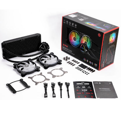 XPG Levante ARGB Liquid Cooler with 240mm Radiator Water Cooling Solution