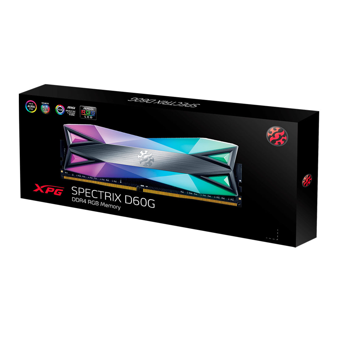 XPG Spectrix D60G RGB 16GB DDR4 RAM 3200MHz डेस्कटॉप मेमोरी