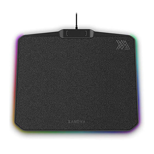 Xanova Phobos Luxe-R RGB गेमिंग माउसपैड 6 लाइटिंग इफ़ेक्ट के साथ