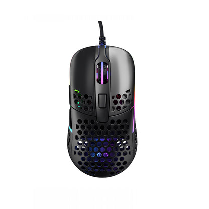 Xtrfy M42 Black RGB Wired Lightweight Gaming Mouse with Pixart 3389 optical sensor