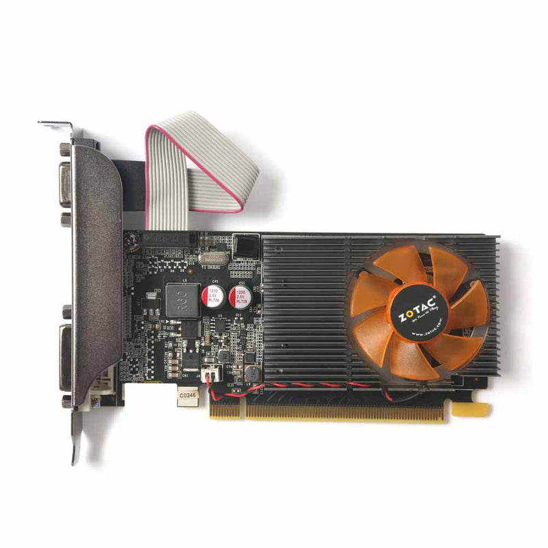 [Repacked] Zotac GeForce  GT 710 DDR3 2GB 64-Bit Graphics Card with Single Fan and Heatsink